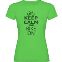 Kruskis Keep Calm And Bike On Kortarmet T-skjorte Kruskis Keep Calm And Bike On Kortarmet T-skjorte