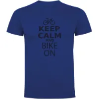 Kruskis Keep Calm And Bike On Kortarmet T-skjorte Kruskis Keep Calm And Bike On Kortarmet T-skjorte