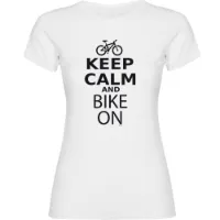 Kruskis Keep Calm And Bike On Kortarmet T-skjorte Kruskis Keep Calm And Bike On Kortarmet T-skjorte