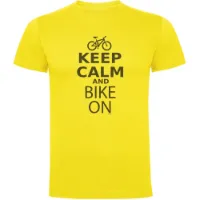 Kruskis Keep Calm And Bike On Kortarmet T-skjorte Kruskis Keep Calm And Bike On Kortarmet T-skjorte