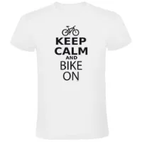 Kruskis Keep Calm And Bike On Kortarmet T-skjorte Kruskis Keep Calm And Bike On Kortarmet T-skjorte