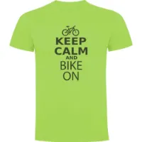 Kruskis Keep Calm And Bike On Kortarmet T-skjorte Kruskis Keep Calm And Bike On Kortarmet T-skjorte