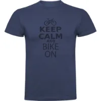 Kruskis Keep Calm And Bike On Kortarmet T-skjorte Kruskis Keep Calm And Bike On Kortarmet T-skjorte
