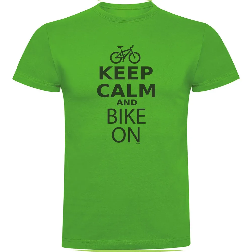 Kruskis Keep Calm And Bike On Kortarmet T-skjorte