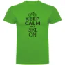 Kruskis Keep Calm And Bike On Kortarmet T-skjorte