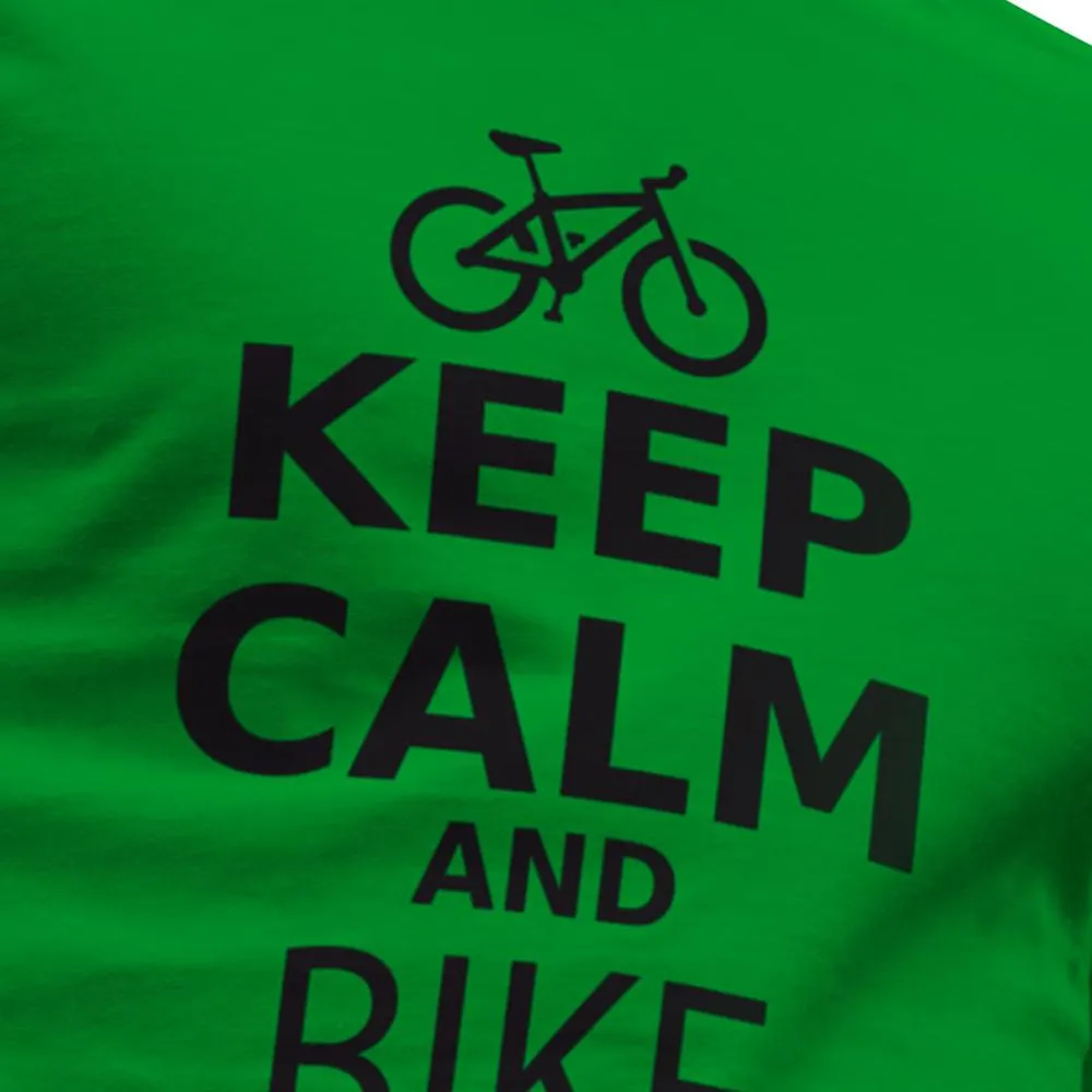 Kruskis Keep Calm And Bike On Kortarmet T-skjorte