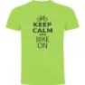 Kruskis Keep Calm And Bike On Kortarmet T-skjorte