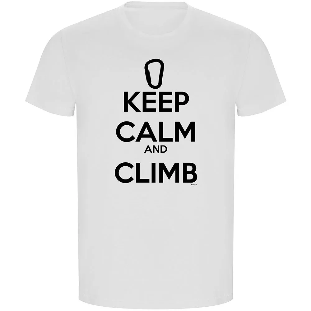 Kruskis Keep Calm And Climb Eco Kortarmet T-skjorte