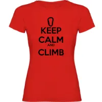 Kruskis Keep Calm And Climb Kortarmet T-skjorte