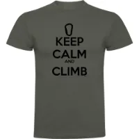 Kruskis Keep Calm And Climb Kortarmet T-skjorte Kruskis Keep Calm And Climb Kortarmet T-skjorte