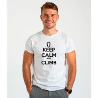 Kruskis Keep Calm And Climb Kortarmet T-skjorte