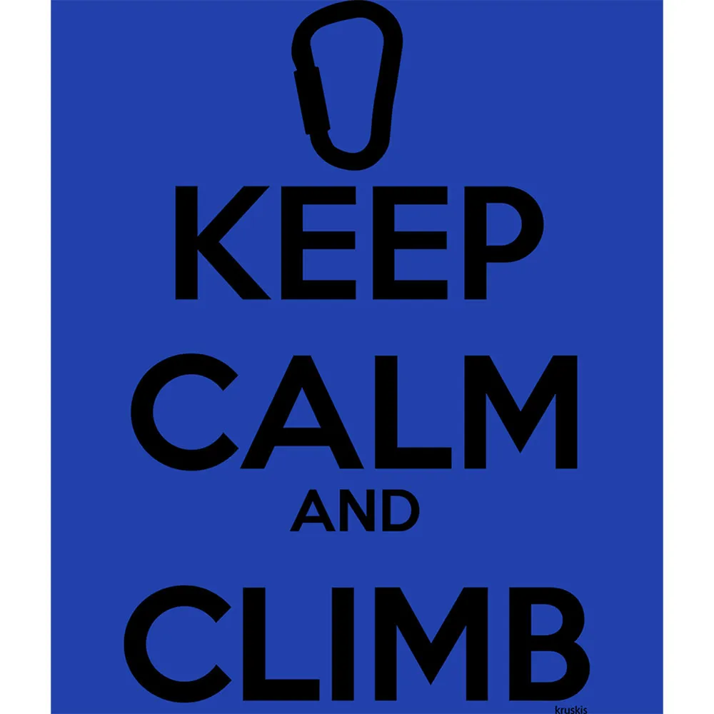 Kruskis Keep Calm And Climb Kortarmet T-skjorte