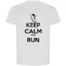 Kruskis Keep Calm And Run Eco Kortarmet T-skjorte male
