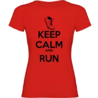Kruskis Keep Calm And Run Kortarmet T-skjorte Kruskis Keep Calm And Run Kortarmet T-skjorte