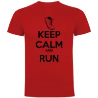 Kruskis Keep Calm And Run Kortarmet T-skjorte male Kruskis Keep Calm And Run Kortarmet T-skjorte male