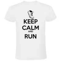 Kruskis Keep Calm And Run Kortarmet T-skjorte male Kruskis Keep Calm And Run Kortarmet T-skjorte male
