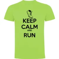 Kruskis Keep Calm And Run Kortarmet T-skjorte male Kruskis Keep Calm And Run Kortarmet T-skjorte male