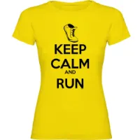 Kruskis Keep Calm And Run Kortarmet T-skjorte male Kruskis Keep Calm And Run Kortarmet T-skjorte male