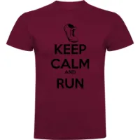 Kruskis Keep Calm And Run Kortarmet T-skjorte male Kruskis Keep Calm And Run Kortarmet T-skjorte male