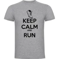 Kruskis Keep Calm And Run Kortarmet T-skjorte male Kruskis Keep Calm And Run Kortarmet T-skjorte male