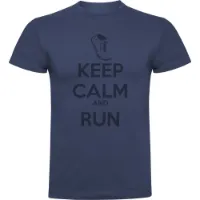 Kruskis Keep Calm And Run Kortarmet T-skjorte male Kruskis Keep Calm And Run Kortarmet T-skjorte male