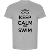Kruskis Keep Calm And Swim Eco Kortarmet T-skjorte male