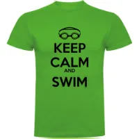 Kruskis Keep Calm And Swim Kortarmet T-skjorte male