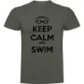 Kruskis Keep Calm And Swim Kortarmet T-skjorte male