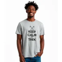 Kruskis Keep Calm And Trek Eco Kortarmet T-skjorte