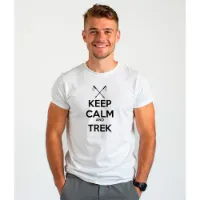Kruskis Keep Calm And Trek Eco Kortarmet T-skjorte