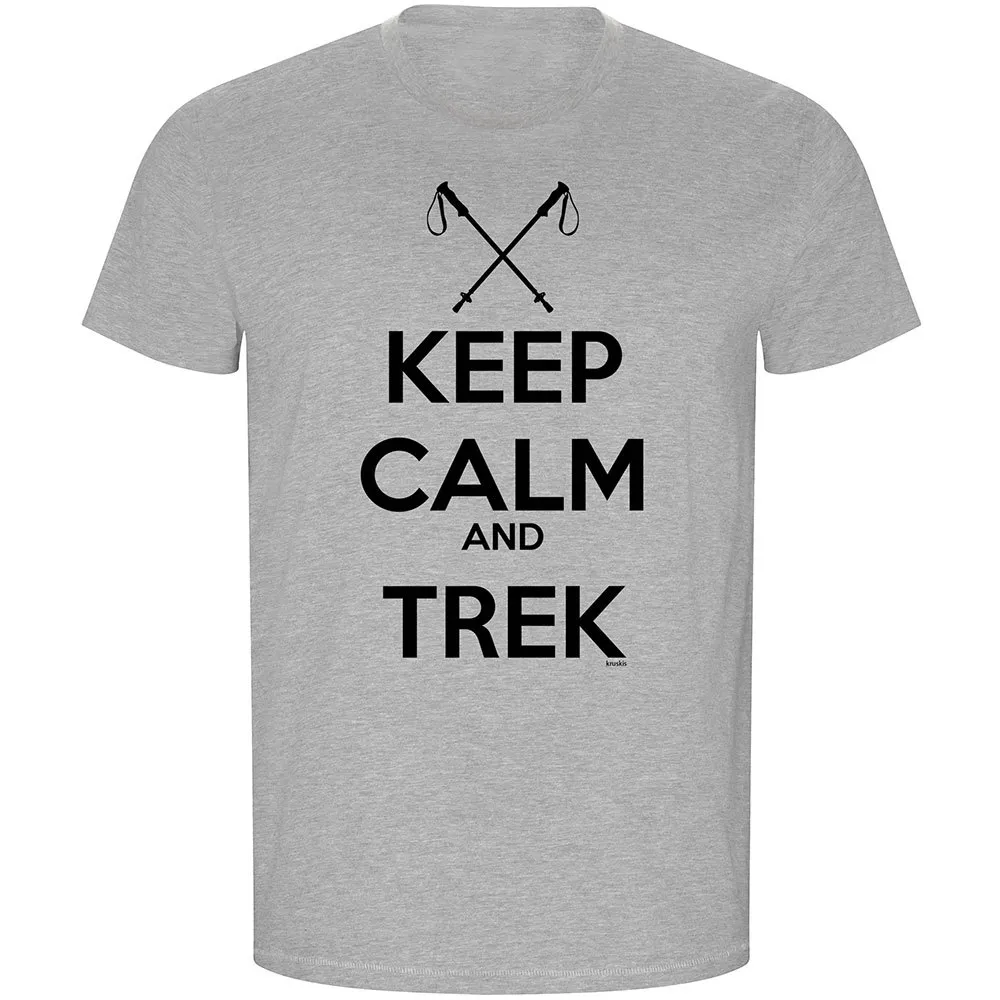 Kruskis Keep Calm And Trek Eco Kortarmet T-skjorte Kruskis Keep Calm And Trek Eco Kortarmet T-skjorte