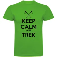 Kruskis Keep Calm And Trek Kortarmet T-skjorte