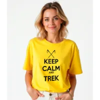 Kruskis Keep Calm And Trek Kortarmet T-skjorte