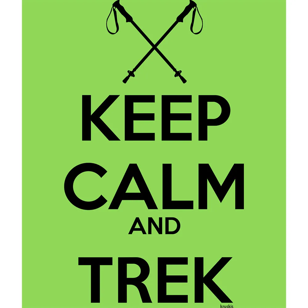 Kruskis Keep Calm And Trek Kortarmet T-skjorte