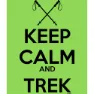 Kruskis Keep Calm And Trek Kortarmet T-skjorte