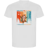 Kruskis Keep Calm Sloth Eco Kortarmet T-skjorte