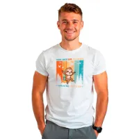 Kruskis Keep Calm Sloth Eco Kortarmet T-skjorte