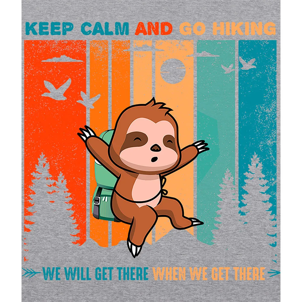 Kruskis Keep Calm Sloth Eco Kortarmet T-skjorte