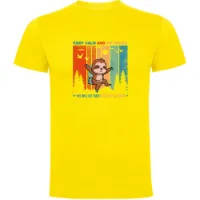Kruskis Keep Calm Sloth Kortarmet T-skjorte