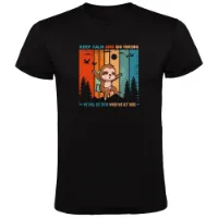 Kruskis Keep Calm Sloth Kortarmet T-skjorte Kruskis Keep Calm Sloth Kortarmet T-skjorte