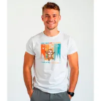 Kruskis Keep Calm Sloth Kortarmet T-skjorte Kruskis Keep Calm Sloth Kortarmet T-skjorte