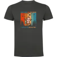 Kruskis Keep Calm Sloth Kortarmet T-skjorte Kruskis Keep Calm Sloth Kortarmet T-skjorte