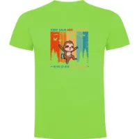 Kruskis Keep Calm Sloth Kortarmet T-skjorte