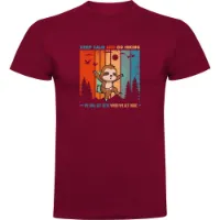Kruskis Keep Calm Sloth Kortarmet T-skjorte Kruskis Keep Calm Sloth Kortarmet T-skjorte