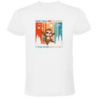 Kruskis Keep Calm Sloth Kortarmet T-skjorte Kruskis Keep Calm Sloth Kortarmet T-skjorte