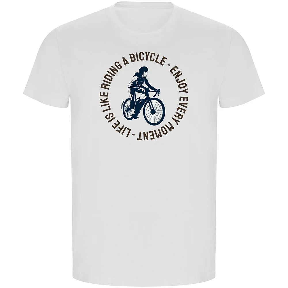 Kruskis Life Is Like Riding Eco Kortarmet T-skjorte