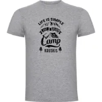 Kruskis Life Is Simple Kortarmet T-skjorte