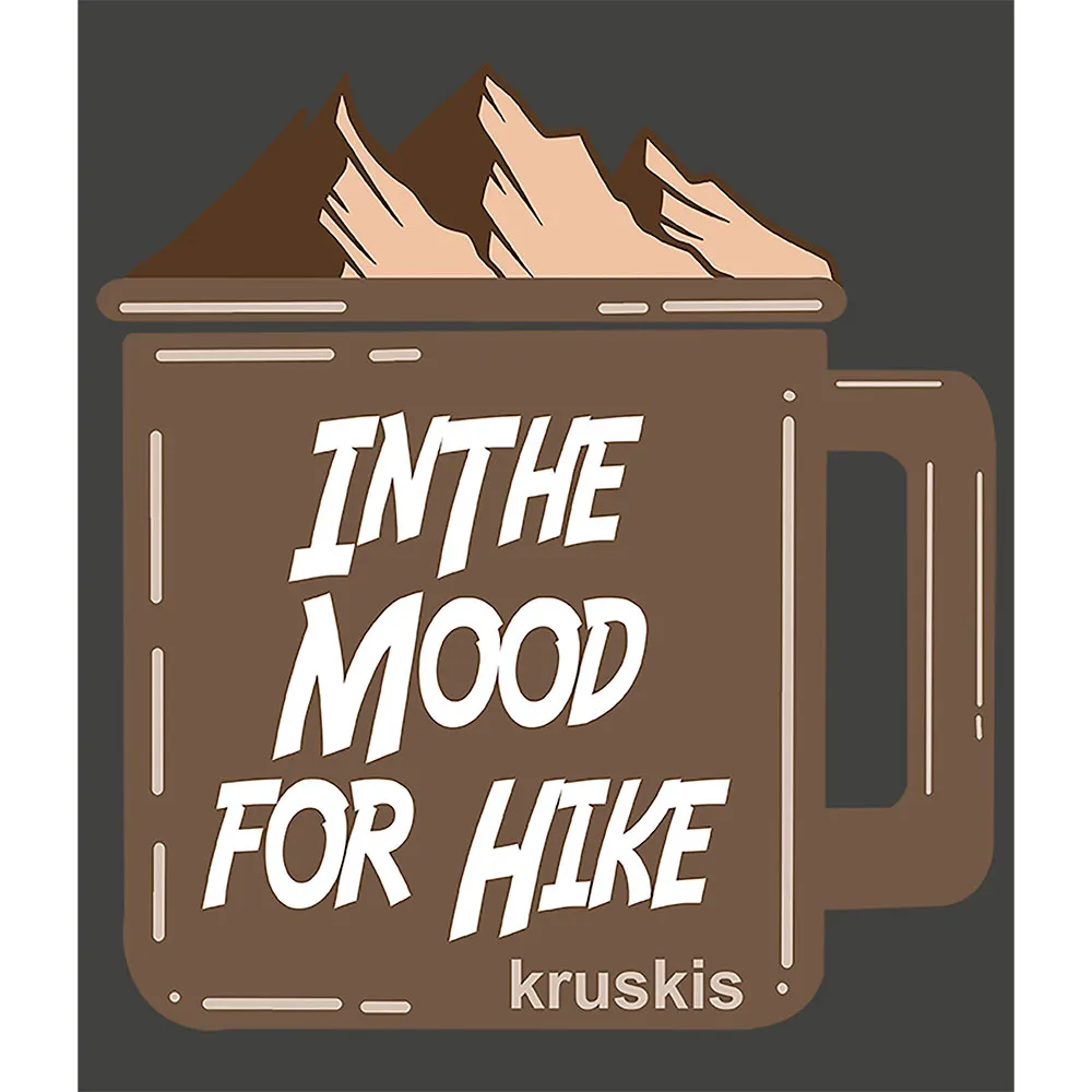 Kruskis Mood For Hike Kortarmet T-skjorte