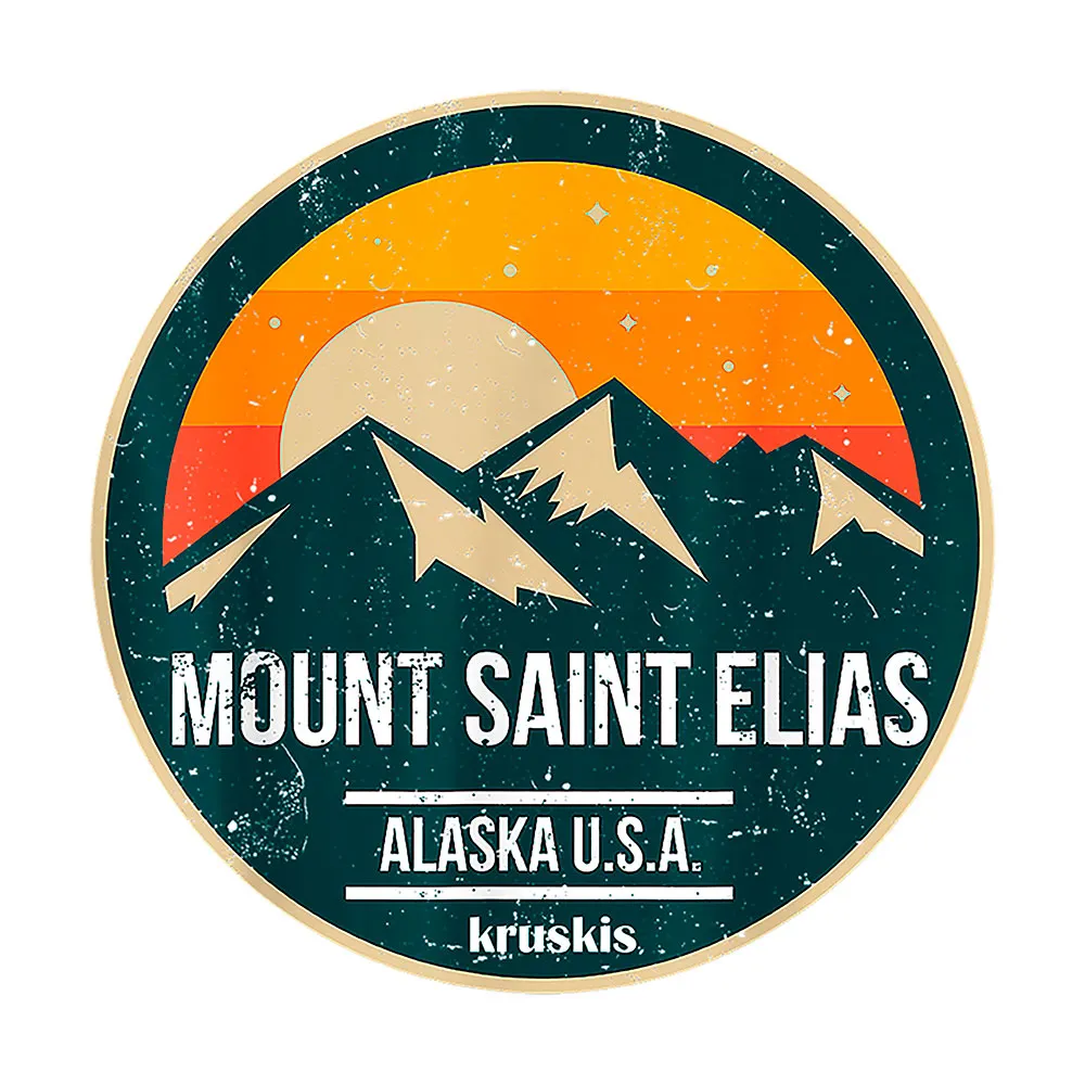Kruskis Mount Saint Elias Eco Kortarmet T-skjorte