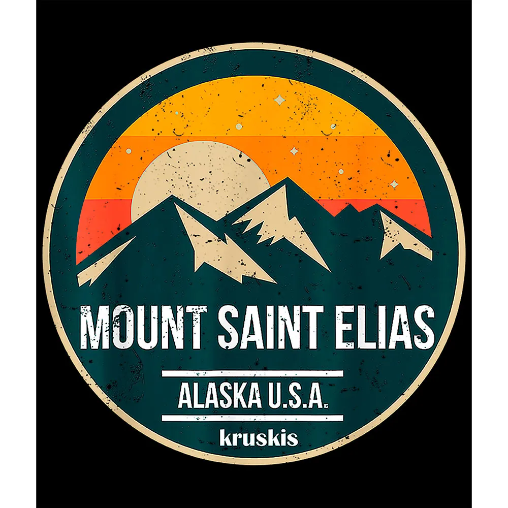 Kruskis Mount Saint Elias Kortarmet T-skjorte